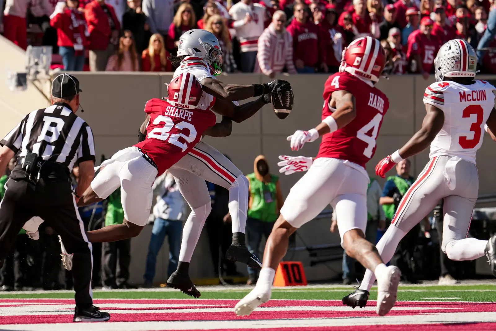 Jeremiah Smith a greșit ruta, dar a adus touchdown-ul victoriei pentru Ohio State