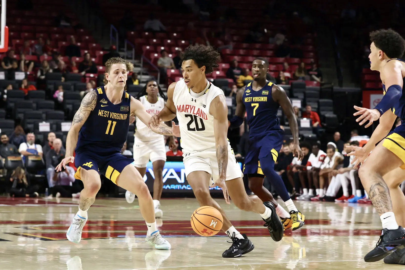 Maryland Terrapins, revenire spectaculoasă în fața West Virginia: victorie cu 90-81